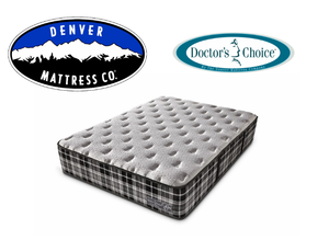 lot 7 image: Denver Mattress Doctors Choice Elite Plush 14.5 Queen Mattress - MSRP $1399.99 - No Reserve