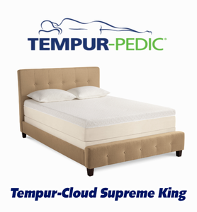 TEMPUR-Pedic "TEMPUR-Cloud Supreme" King Mattress - MSRP $3199.00 - No Reserve