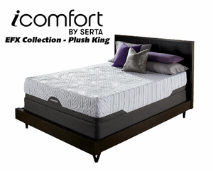 Serta iComfort Brilliant EFX Collection Plush King Mattress - MSRP $3199.00 - No Reserve!