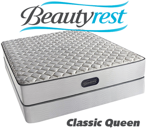lot 12 image: Beautyrest Classic Firm Queen Mattress - MSRP $599.00 - No Reserve