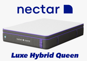 lot 5 image: Nectar Luxe Hybrid 13 Queen Mattress - MSRP $1349.00 - No Reserve