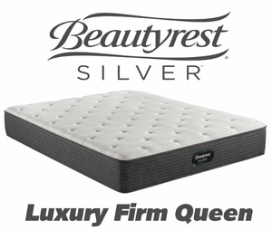 lot 9 image: Beautyrest Silver Luxury Firm Queen Mattress - MSRP $1099.00 - No Reserve