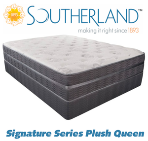 lot 16 image: Southerland Signature Series 14 Plush Queen Mattress - MSRP $1399.00 - No Reserve