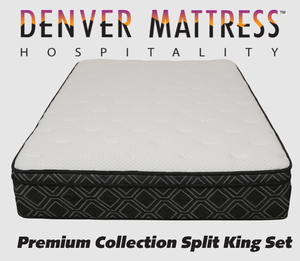 lot 20 image: Denver Mattress Hospitality Premium Collection Split King Mattress Set