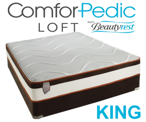 lot 2 image: Beautyrest ComforPedic Loft Series 14 King Mattress  NO RESERVE