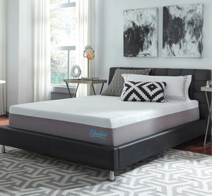 lot 3 image: Slumber Solutions 12 Gel Memory Foam Queen Mattress  NO RESERVE