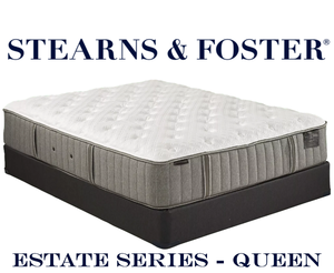 Stearns & Foster Estate “Terrace II” Luxury Cushion Firm Queen Mattress — NO RESERVE!