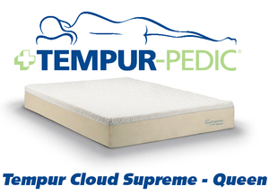 TEMPUR-Cloud Supreme Breeze Queen Mattress — NO RESERVE
