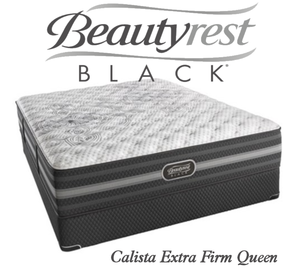 lot 8 image: Beautyrest Black Calista Extra Firm Queen Mattress  NO RESERVE