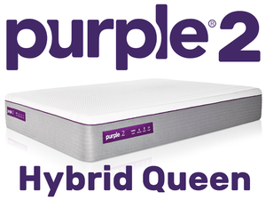 lot 10 image: Purple Hybrid 2 Queen Mattress  NO RESERVE