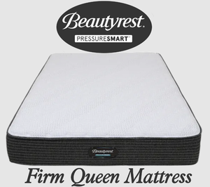 lot 20 image: Beautyrest PressureSmart Firm Queen Mattress  NO RESERVE