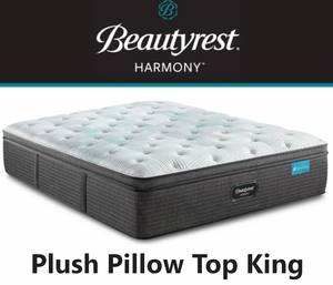 lot 16 image: Beautyrest Harmony Plush Pillow Top King Mattress NO RESERVE