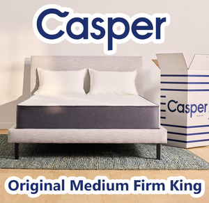 lot 15 image: Casper Original Medium Firm King Mattress  NO RESERVE