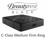 Beautyrest Black C-Class Medium Firm Tight Top King Mattress — MSRP $5,049.00 — NO RESERVE