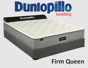 lot 5 image: Dulopillo by Sherwood Bedding Harbor Firm Queen Mattress - No Reserve