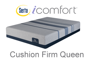 lot 16 image: Serta iComfort Blue Max 1000 Cushion Firm Queen Mattress - No Reserve