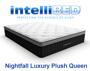 lot 22 image: IntelliBed Nightfall Luxury Plush Queen Mattress - MSRP $7,999.00 - No Reserve