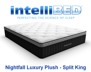 lot 23 image: IntelliBed Nightfall Luxury Plush Split King Mattress - MSRP $8,999.00 - No Reserve