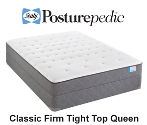lot 1 image: Sealy Posturepedic Classic Firm Queen Mattress - No Reserve