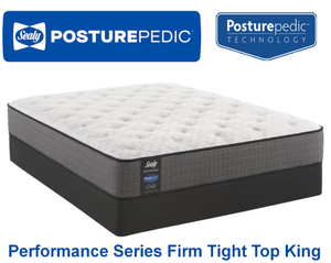 lot 2 image: Sealy Posturepedic Performance Series Firm Tight Top King Mattress - No Reserve