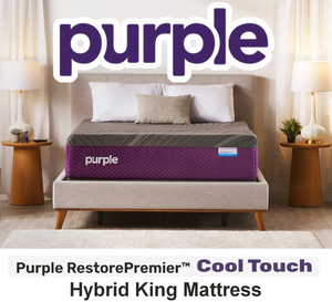 Purple RestorePremier™ Cool Touch 13" Hybrid King Mattress - MSRP $4,999.00 - No Reserve!