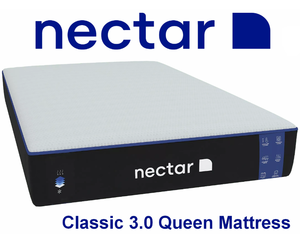 lot 1 image: Nectar 3.0 Classic Queen Mattress  NO RESERVE