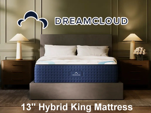 lot 3 image: DreamCloud Premier 13 Hybrid King Mattress - MSRP $2,169.00 - No Reserve