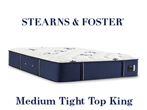lot 8 image: Stearns & Foster Studio Collection Medium Tight Top King Mattress - MSRP $2,399.00 - No Reserve