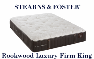 lot 14 image: Stearns & Foster Lux Estate Rookwood Luxury Firm King Mattress - MSRP $3,599.00 - No Reserve