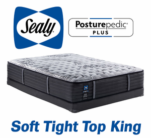lot 18 image: Sealy Posturepedic Plus Soft Tight Top King Mattress - MSRP $1,899.00 - No Reserve
