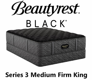 lot 6 image: Beautyrest Black Series 3 Medium Firm King Mattress - MSRP $4,499.00 - No Reserve