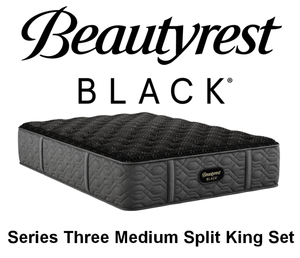Beautyrest Black Series Three Medium Split King Mattress Set - MSRP $7,298.00 - No Reserve!