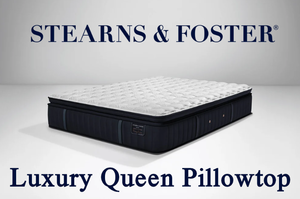 lot 22 image: Stearns & Foster Estate Collection Luxury Pillowtop Queen Mattress - MSRP $3,049.00 - No Reserve
