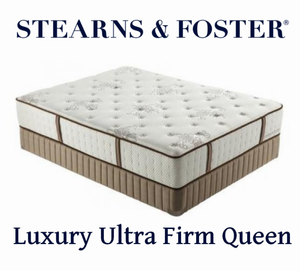lot 27 image: Stearns & Foster Ultra Firm Tight Top Queen Mattress - MSRP $2,399.00 - No Reserve