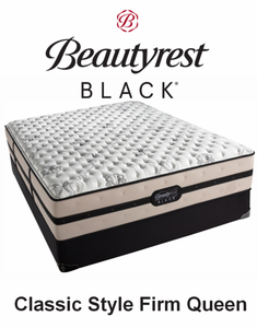 lot 34 image: Beautyrest Black Classic Firm Queen Mattress - MSRP $2,499.00 - No Reserve
