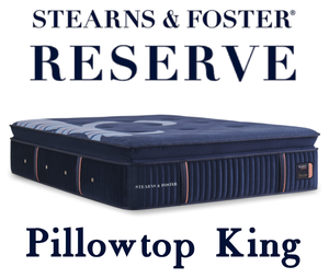 lot 11 image: Stearns & Foster Reserve Collection Firm Euro Pillowtop King Mattress- MRSP $6,499.00 - No Reserve