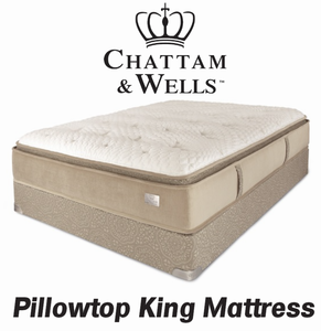 lot 4 image: Chattam & Wells Pillowtop King Mattress - MSRP $3,199.00 - No Reserve