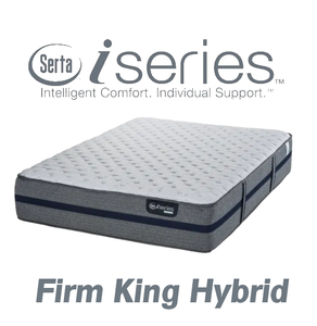 lot 6 image: Serta iSeries 100 Series Firm Hybrid King Mattress - MSRP $1,999.00 - No Reserve