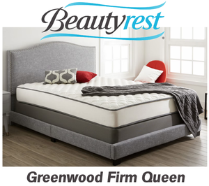 lot 7 image: Beautyrest Greenwood Firm Queen Mattress - MSRP $999.99 - No Reserve