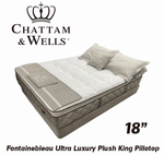 Chattam & Wells "Fontainebleau" 18" Plush Euro Top King Mattress - MSRP $8,639.00 - No Reserve!