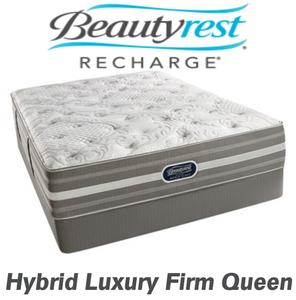 lot 3 image: Beautyrest Recharge Hybrid Luxury Firm Queen Mattress - MSRP $1,999.99 - No Reserve