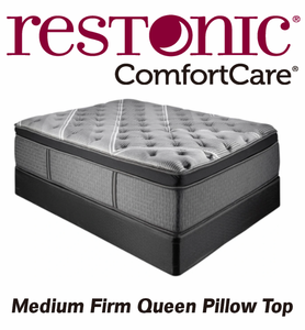 Restonic ComfortCare Medium Firm Pillow Top Queen Mattress - MSRP $999.99 - No Reserve