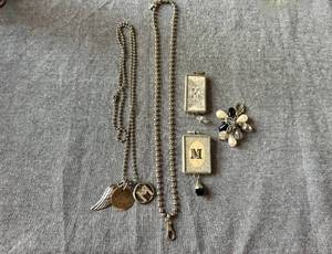 lot 67 image: Jewelkade M Charms, Metal Bead Necklace & more.