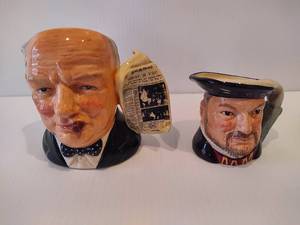lot 34 image: Two Royal Doulton Mugs