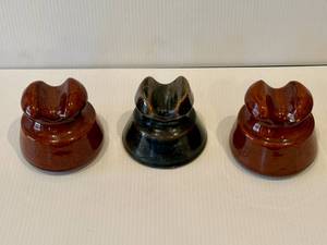 lot 97 image: Three Vintage Porcelain Insulators