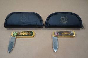 lot 102 image: 2 Franklin Mint Ford Pocket Knives -1939 Half-Ton, 1940 Half-Ton