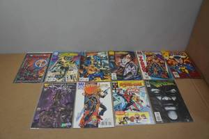 lot 142 image: 10 Comic Books -Shadowman, Starslayer, Spider-Man