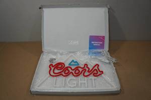 lot 145 image: Coors Light Beer Color Changing Bar Light 16x11.5