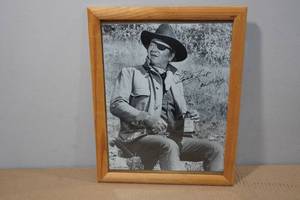lot 148 image: Framed Vintage True Grit Movie John Wayne Photo