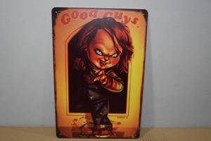 lot 149 image: Novelty Metal Sign -Chucky